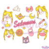 Sailor Moon Bunde SVG Digital File, Chibi Sailor Moon Svg