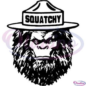 Sasquatch Tee Bigfoot Digtal File SVG