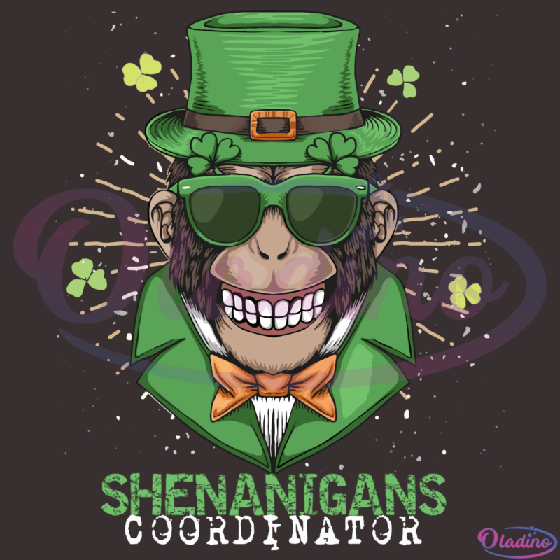 Shenanigans Coordinator St Patricks Day SVG Digital File
