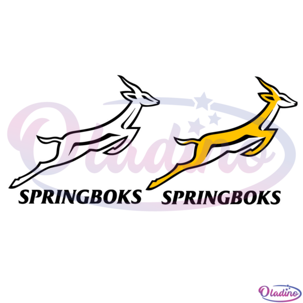 South Africa Springboks Rugby Logo Kentekens Layered Digtal File