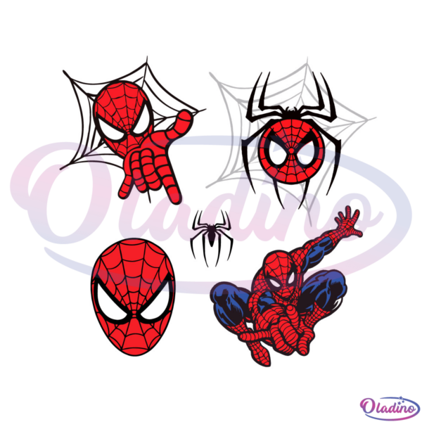 Spiderman Bundle SVG Digital File, Spiderman Gift Bundle