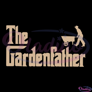 The Gardenfather Man With Wheelbarrow SVG Digital File