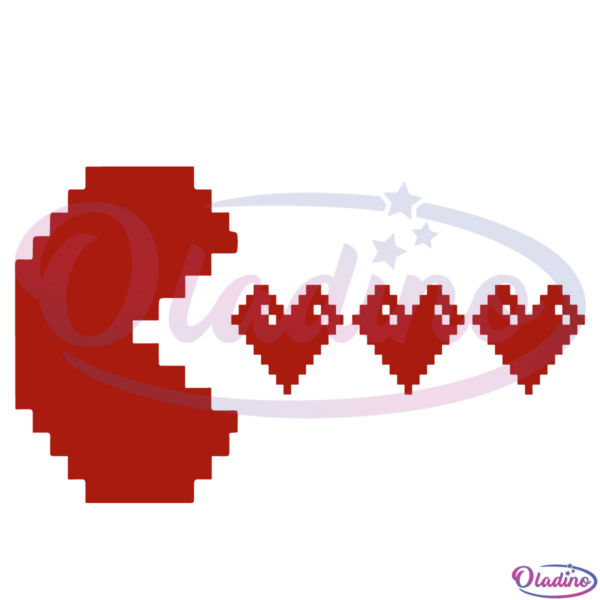 Valentines Day Hearts SVG, Funny for Gamer Boys Girls Kids SVG