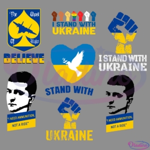 10+ DesignI Stand With Ukraine SVG Digital File