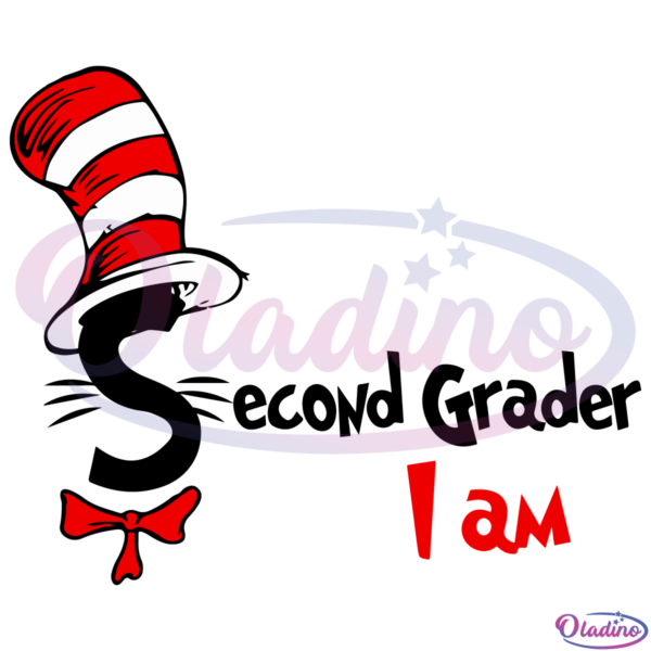 2nd Grader I Am SVG Digital File, Dr Seuss Svg, Dr Seuss Bundle Svg