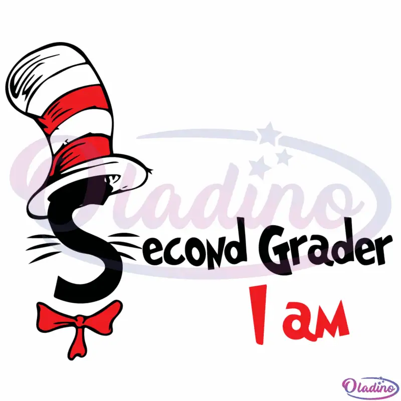 2nd Grader I Am SVG Digital File