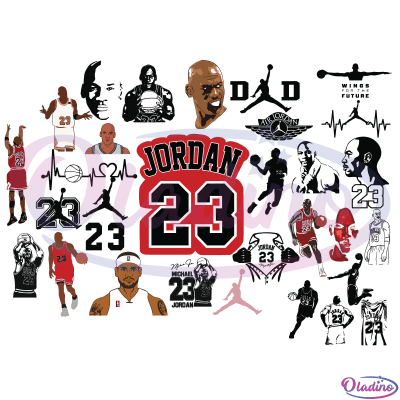 30+ Michael Jordan SVG Digital File Bundle, Baseball Svg