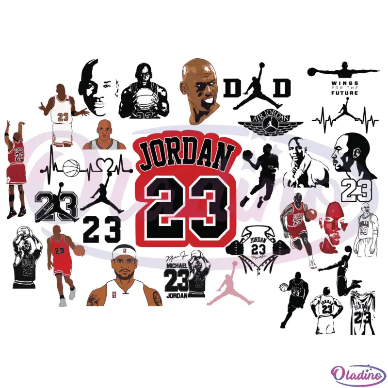 30+ Michael Jordan SVG Digital File Bundle