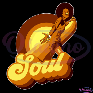 70s Soul SVG Digital File, Afro Woman Svg, Black Month Svg