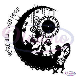 Alice In Wonderland SVG Digital File