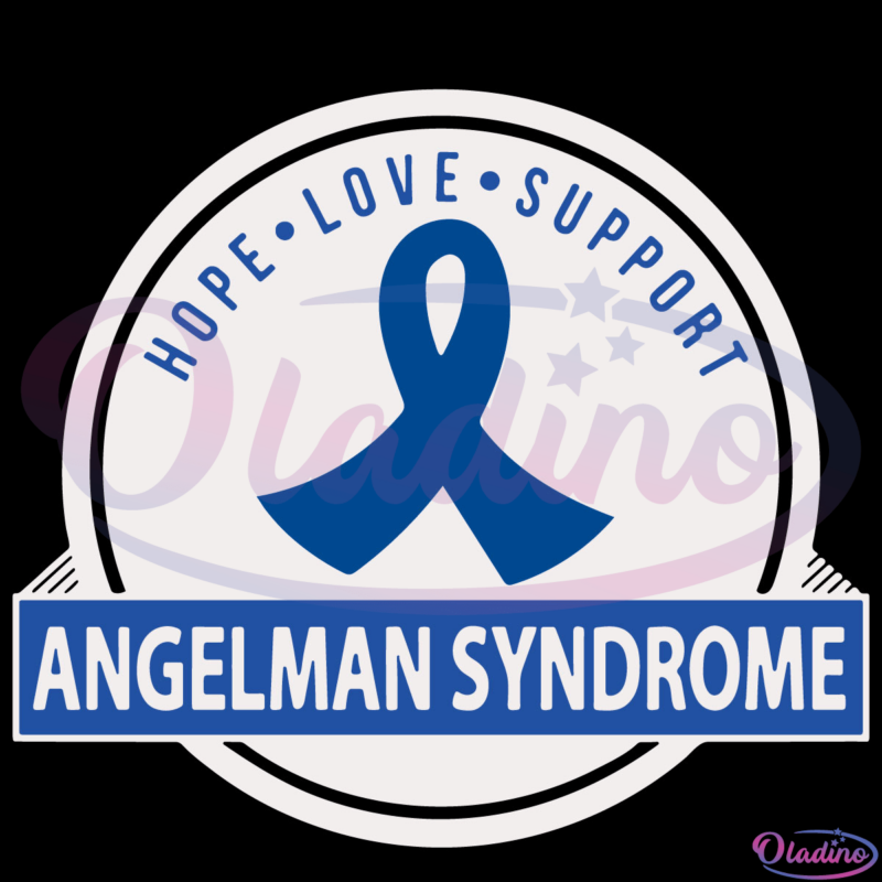 Angelman Syndrome Ribbon Awareness Dress SVG Digital File