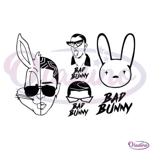 Bad Bunny Bundle SVG Digital File