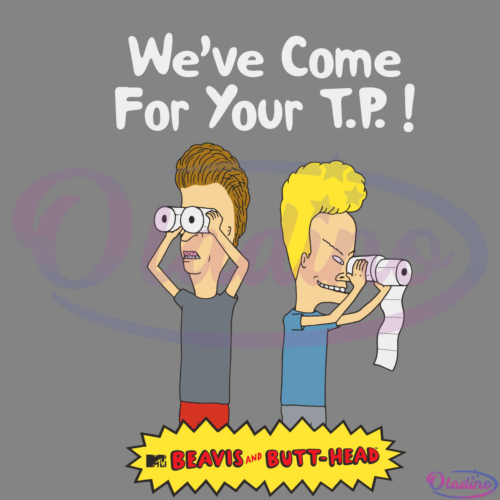 Beavis And Butthead Come For Your Tp Graphic SVG Digital File