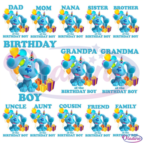 Blues Clues Birthday SVG Digital File