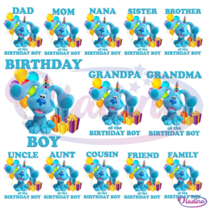 Blues Clues Bundle Birthday SVG File