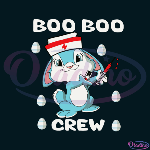 Boo Boo Crew Easter Nurse SVG Digital File