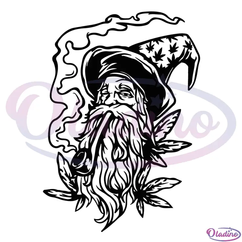 Cannabis Wizard SVG Digital File