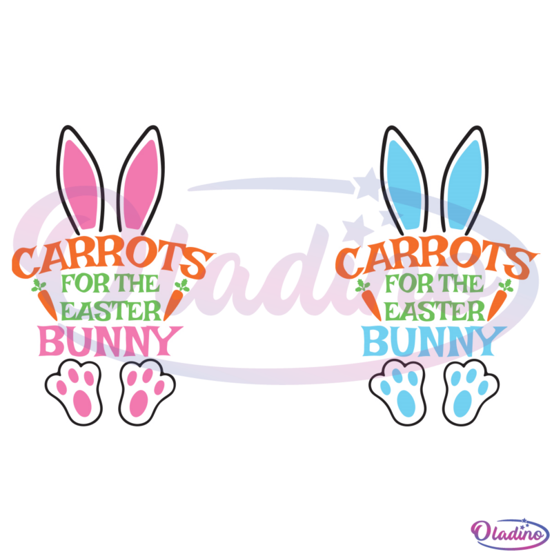 Carrots for the Easter Bunny SVG Digital File, Easter Svg