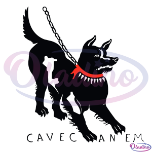 Cave Canem Beware Of Dog SVG Digital File, Cave Canem Svg