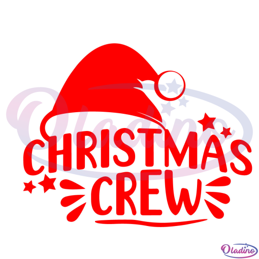 Christmas Crew SVG Digital File, Christmas Svg, Merry Christmas Svg