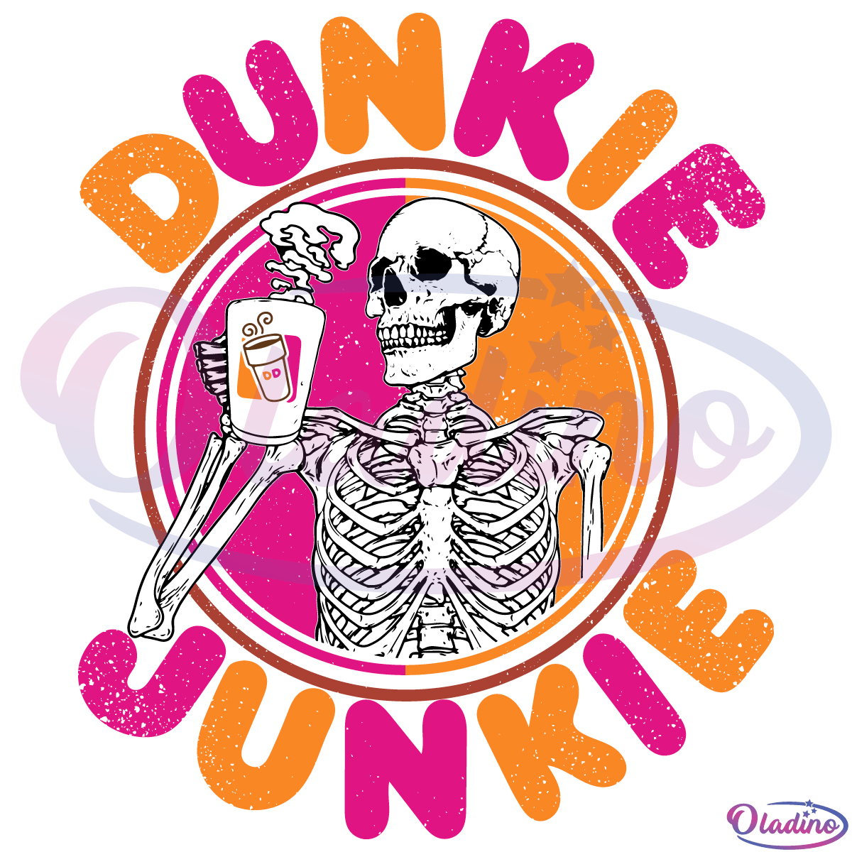 Coffee Junkie SVG Digital File, Coffee Skeleton SVG, Drink Caffeine SVG