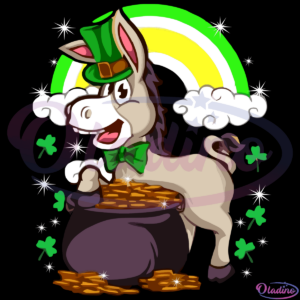 Cute Baby Horse Patrick Day SVG Digital File