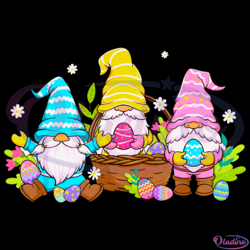 Cute Gnome Easter Day SVG Digital File