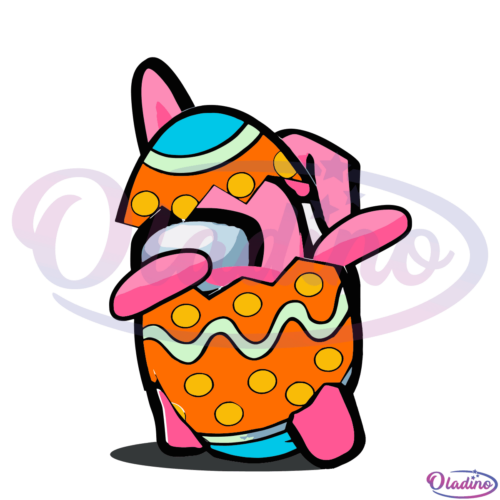 Dabbing Easter Among Us SVG Digital File