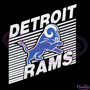 Detroit Rams Football Logo SVG File, LA Rams Svg, Logo Rams Svg