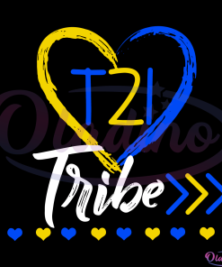 T21 Tribe Down Syndrome Aware SVG Digital File, Down Syndrome Svg
