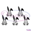 Easter Bunnies Bundle SVG Digital File, Happy Easter Day Svg