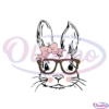 Easter Bunny Girl SVG Digital File, Cute Bunny Easter Day SVG