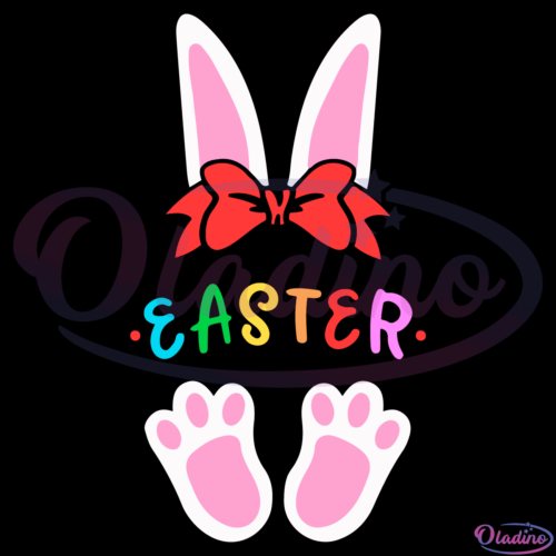 Easter Bunny Cute SVG Digital File