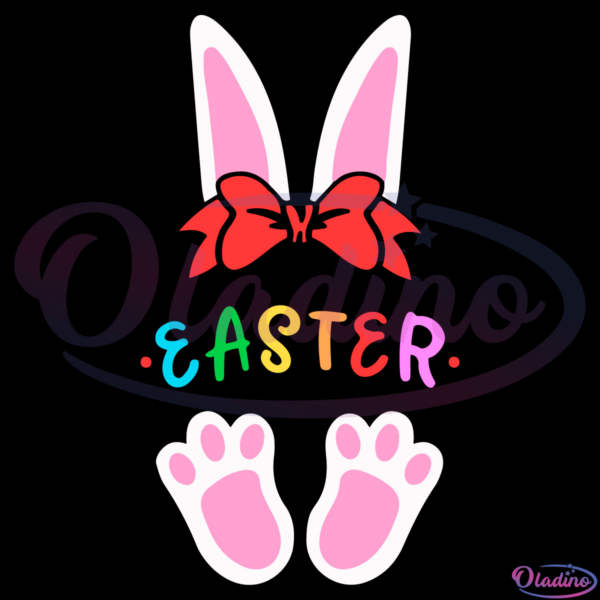 Easter Bunny Cute SVG Digital File, Easter Day SVG, Cute Bunny Svg