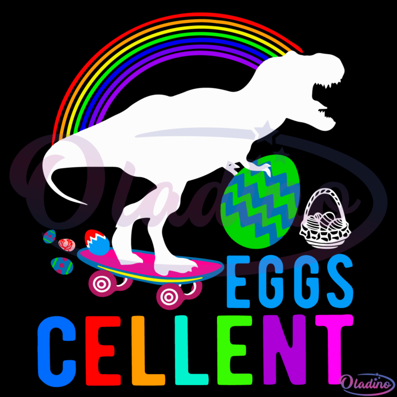 Easter Eggs Cellent SVG Digital File, Eggs Svg, Dinosaurus Svg