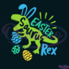 Easter Saurus Rex SVG Digital File, Easter Day Saurus SVG, T-rex Svg