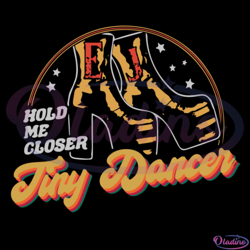 Elton John Inspired Tiny Dancer SVG Digital File