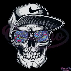 Nike Action Apparel Skull SVG Digital Files