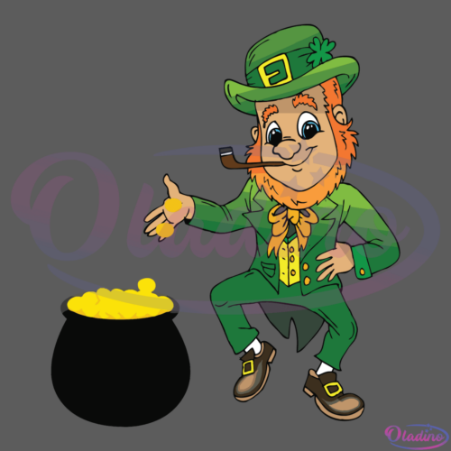 Funny Leprechaun St Patricks Day SVG Digital File