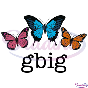 Gbig Big Little Sorority Reveal SVG Digital File, Butterfly Sorority Svg
