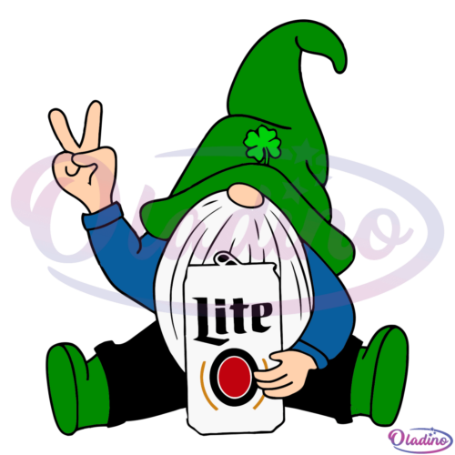 Gnome Lite St Patrick Day SVG Digital File