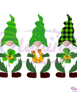 Gnome Lucky SVG Digital File, St. Patricks Day SVG, Gnome Svg
