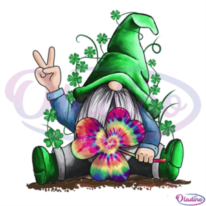 Gnome St. Patricks Day SVG File