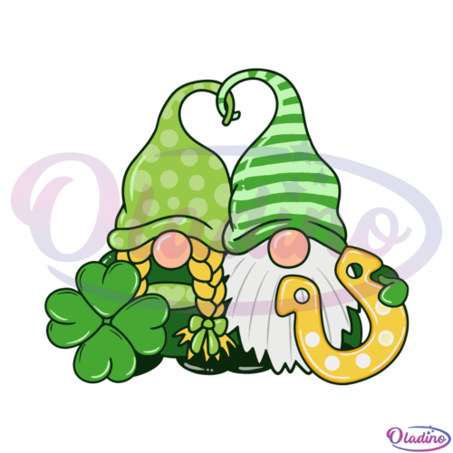 Gnomes Saint Patricks day SVG Digital File