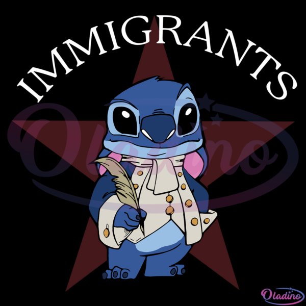 Hamil Stitch Immigrants SVG Digital File, Hamilton Svg