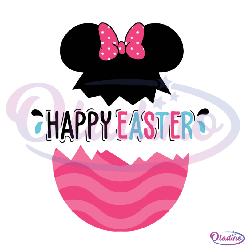 Happy Easter Minnie Mouse SVG Digital File