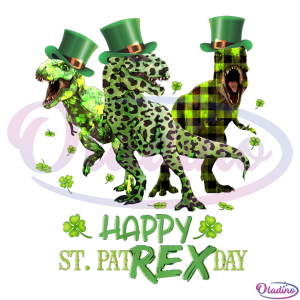 Happy St Patrex Day SVG Digital File, St. Patricks Day SVG
