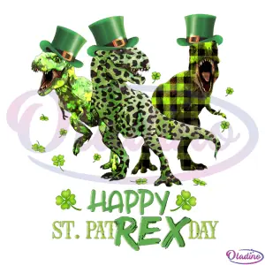 Happy St Patrex Day SVG Digital File