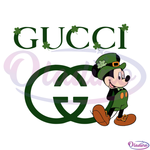 Disney Gucci Happy St. Patricks day SVG Digital File