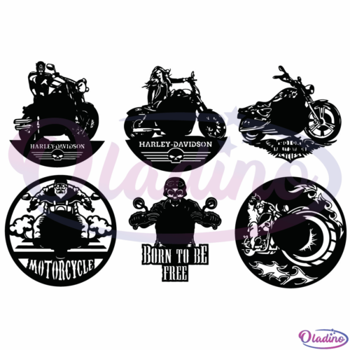 Harley Davidson Bundle SVG Digital File